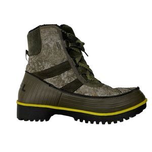 NWOT SOREL Tivoli II Green Waterproof Lace Up Winter Snow Boots Size 7.5 Womens
